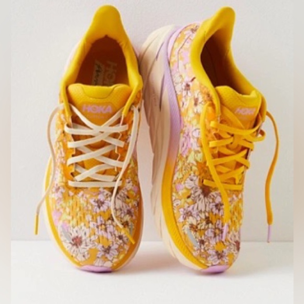 Hoka x Free People Movement Clifton 8 in Gold Coast Floral
